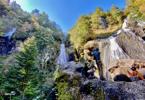 4K）松本市乗鞍高原「三本滝」と紅葉の撮影！